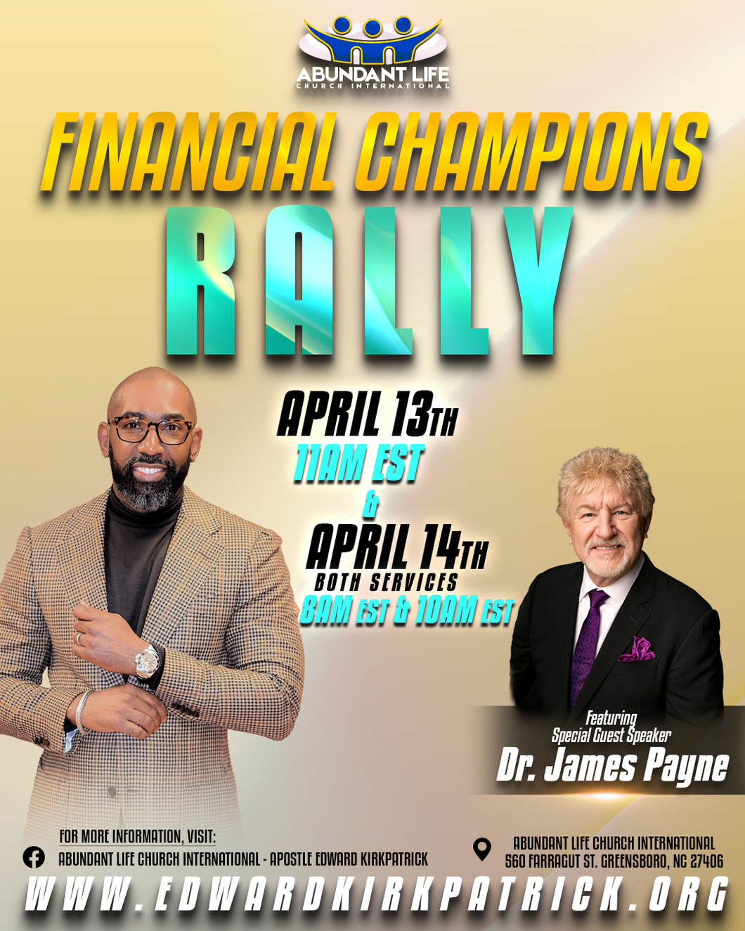 Financial Champions Rally (Bishop James C Payne) - 4.14.23 8AM