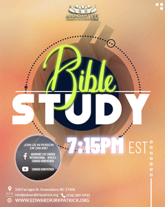 Understanding the Prophetic Anointing - Bible study - 8.22.23 - 7:15PM