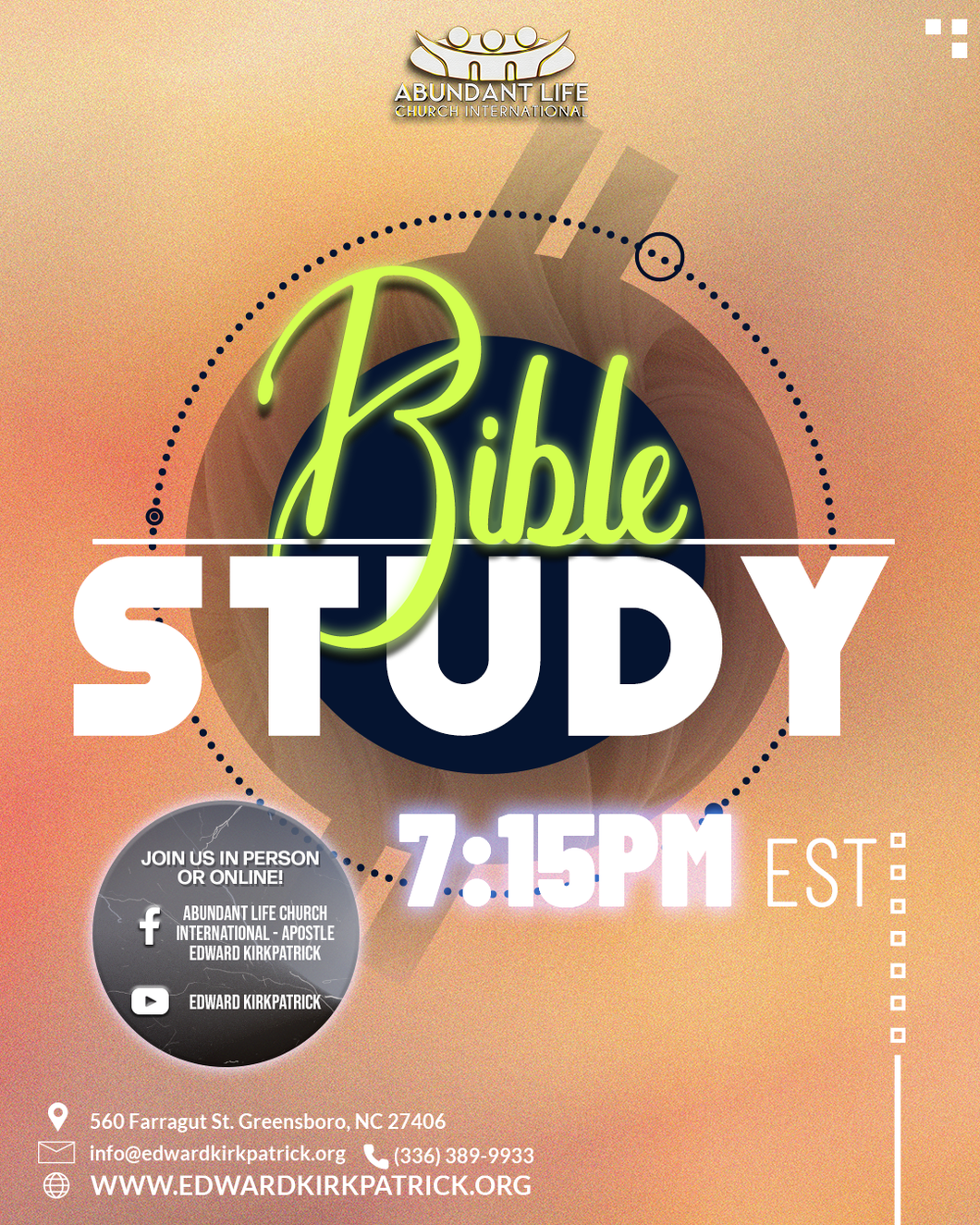 Understanding the Prophetic Anointing - Bible study - 8.22.23 - 7:15PM
