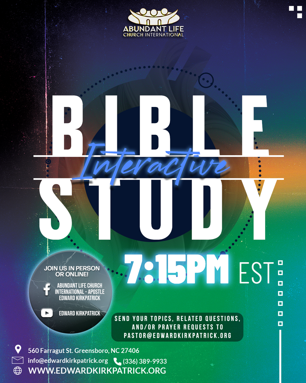 How you can be led by Holy Spirit (part 2) - Interactive Bible Study 7:15PM | 5/16/23