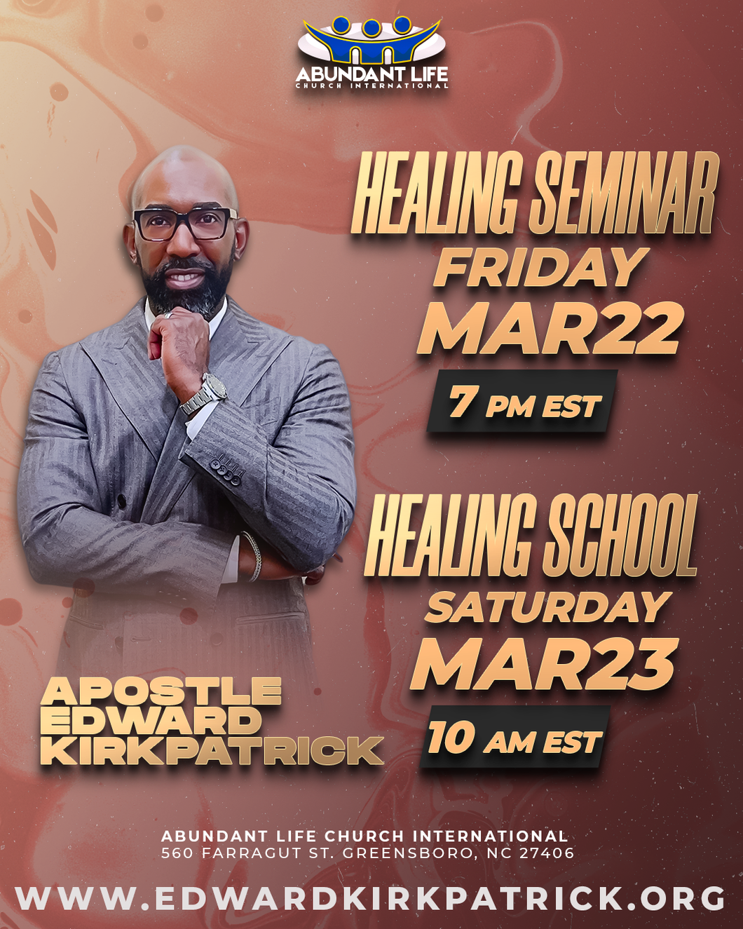 Healing Seminar: Speak God's Language - 3.22.24 - 7:15pm