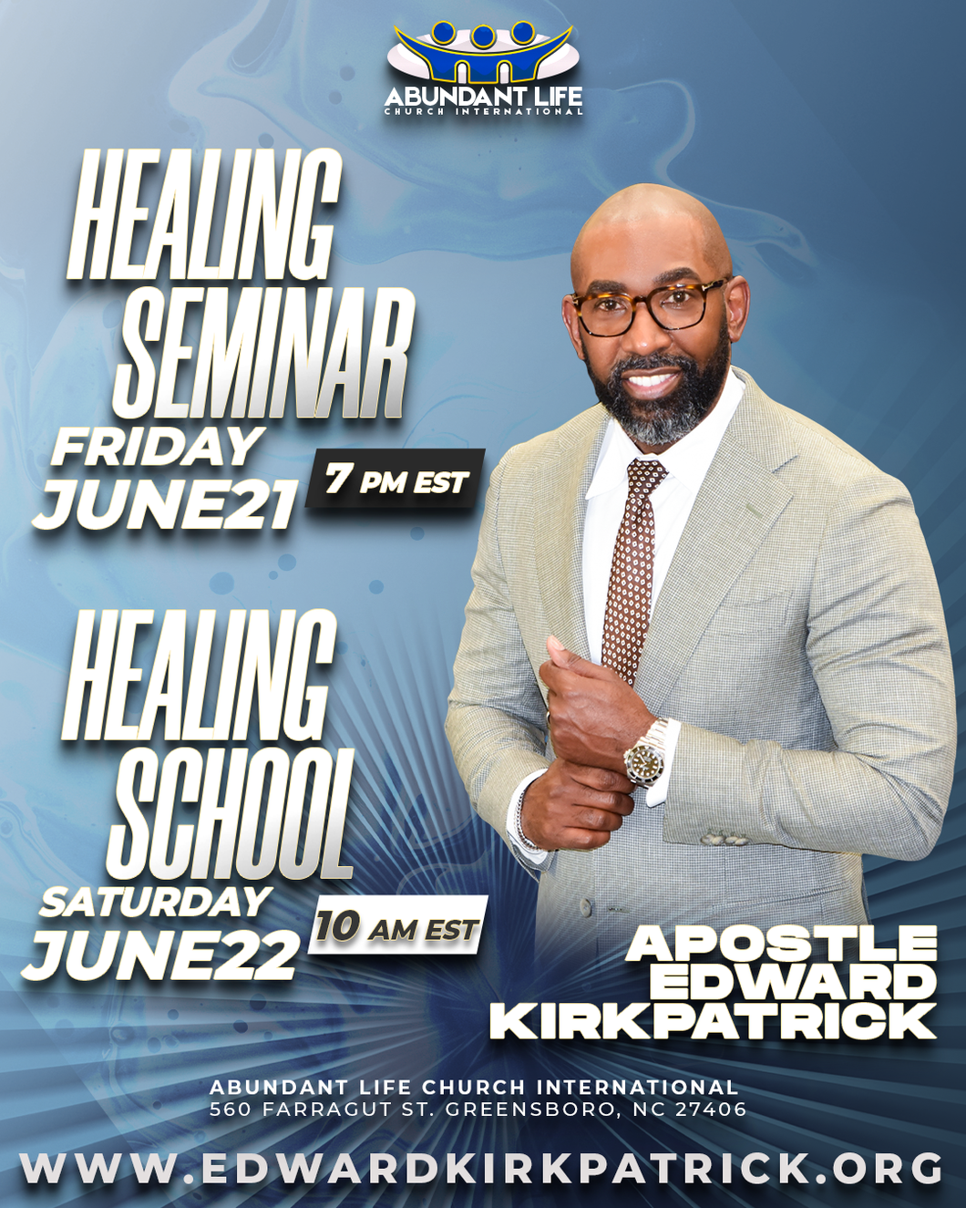 Healing School: The Healing Anointing, Our Only Chance  - 6.22.24 10AM