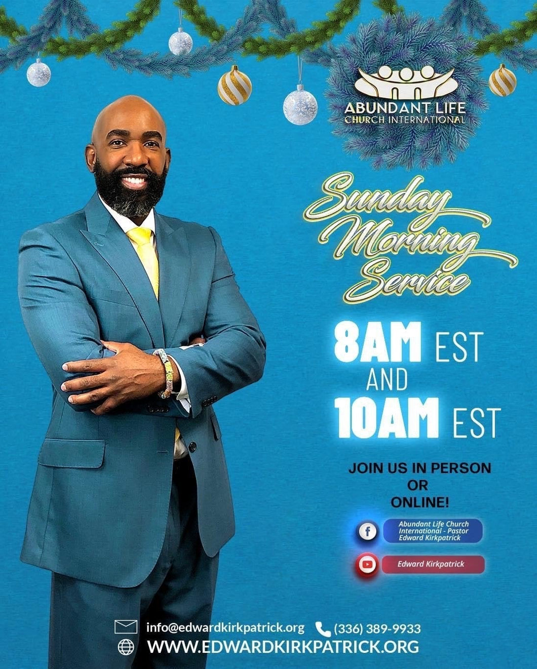 Holy Spirit! Our Divine Partner part 2 - 12/26/12 - 10AM