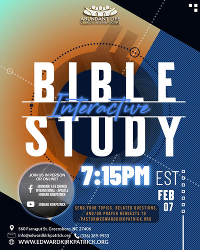 Interactive Bible Study - Why Tongues? - 2/7/23 - 7:15PM
