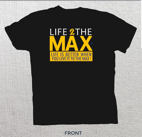 Life2theMax T-Shirt (Black)
